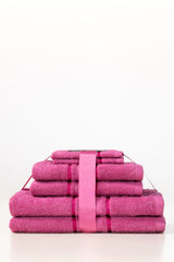 Rosebloom Combed Towel 6pcs Set
