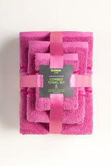 Rosebloom Combed Towel 6pcs Set