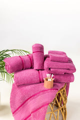 Rosebloom Combed Towel 6pcs Set