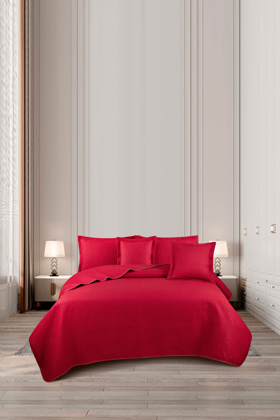 Rosewood Dyed Ultrasonic Bedspread