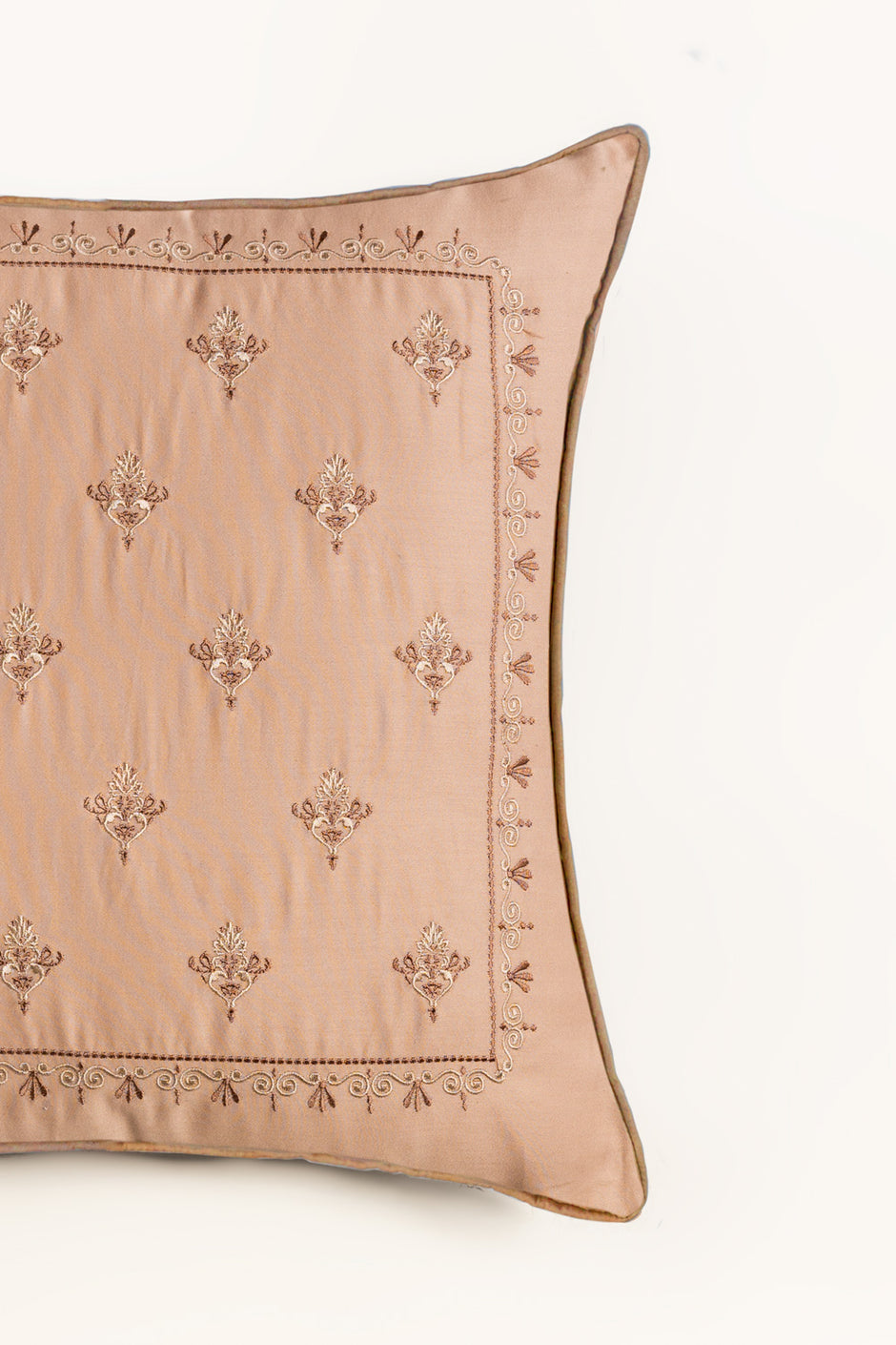 Royal Essence Embroidered Square Cushion Cover