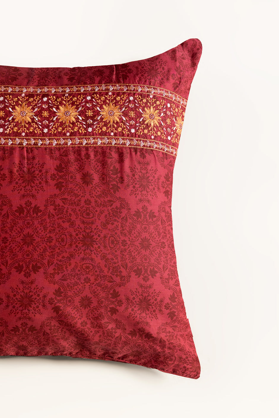 Royal Ethnic Euro Sham Cushion Cover