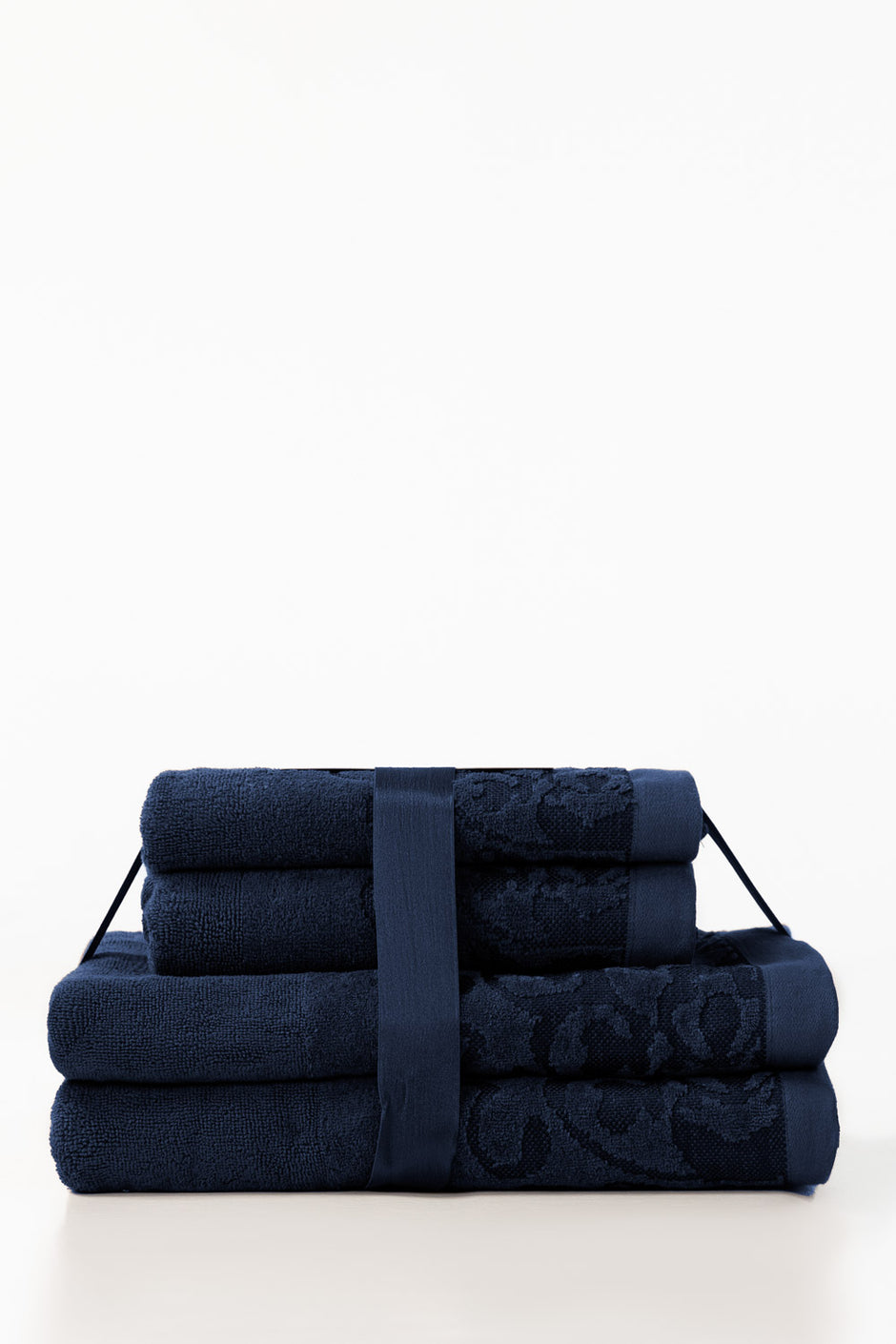 Royal 4pcs Jacquard Dyed Towel Set