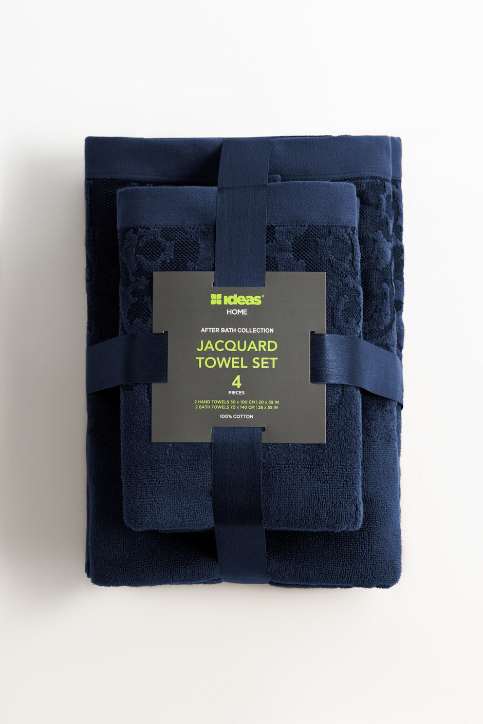 Royal 4pcs Jacquard Dyed Towel Set
