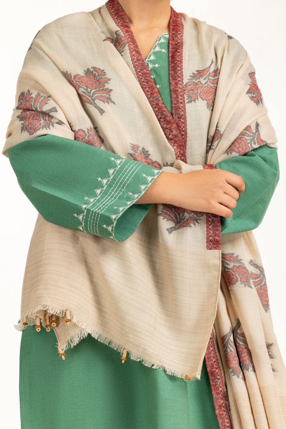 Jacquard Dyed Shawl
