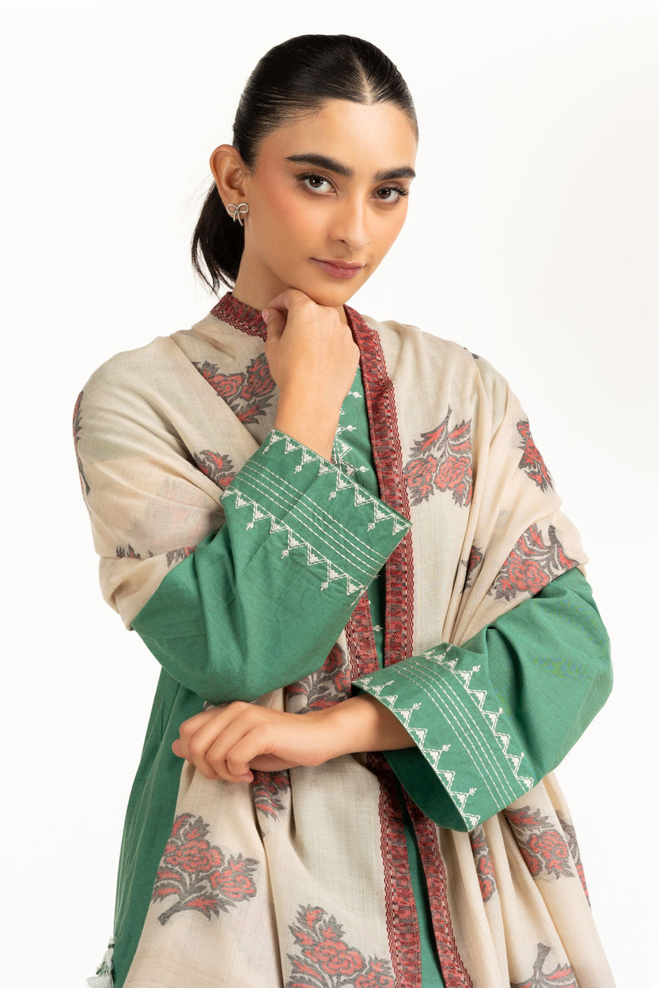 Jacquard Dyed Shawl