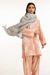 Acrylic Dobby Embroidered Shawl SH-25-107