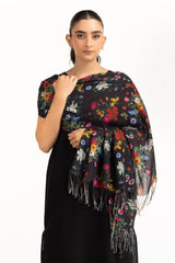 Blended Printed Shawl SH-25-108