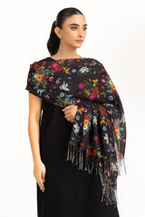Blended Printed Shawl SH-25-108