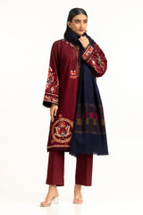 Acrylic Checkered Shawl SH-25-118