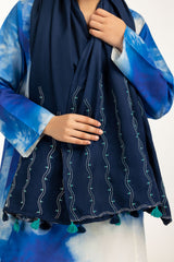 Herringbone Embellished Stole SH-25-130