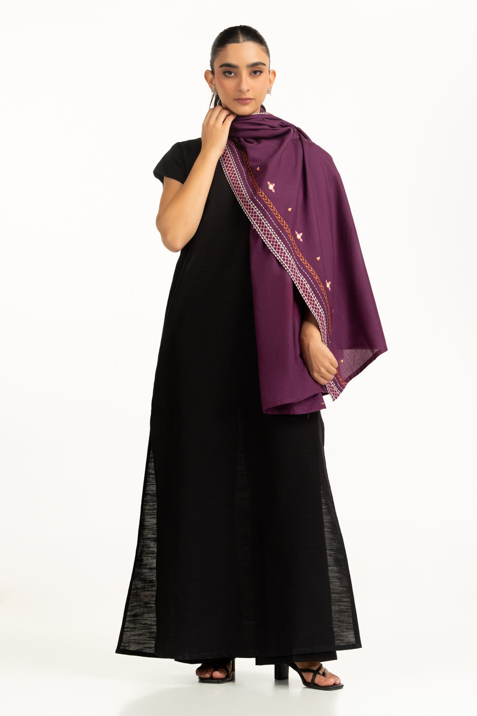 Acrylic Embroidered Stole