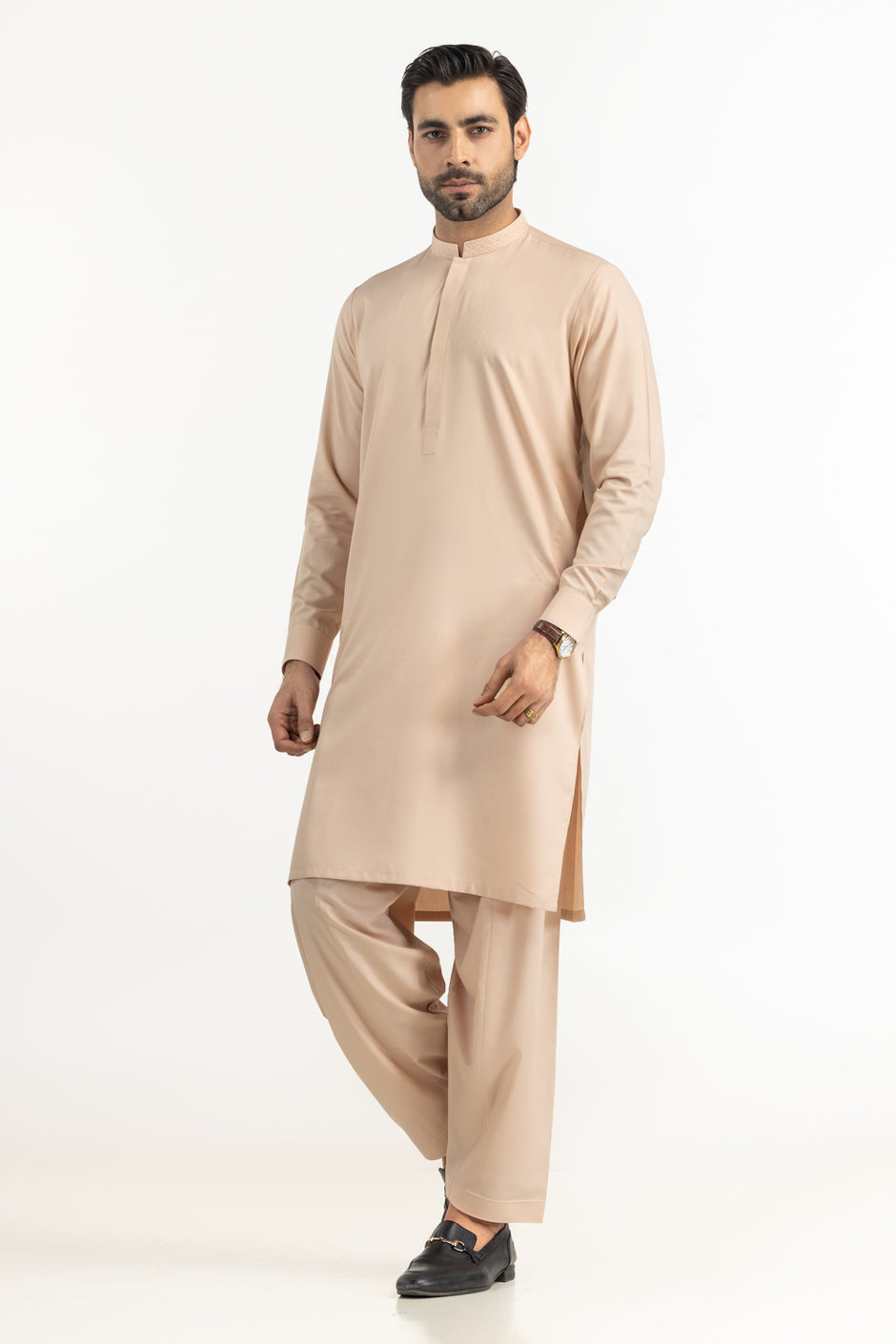 Regular Fit Embroidered Suits