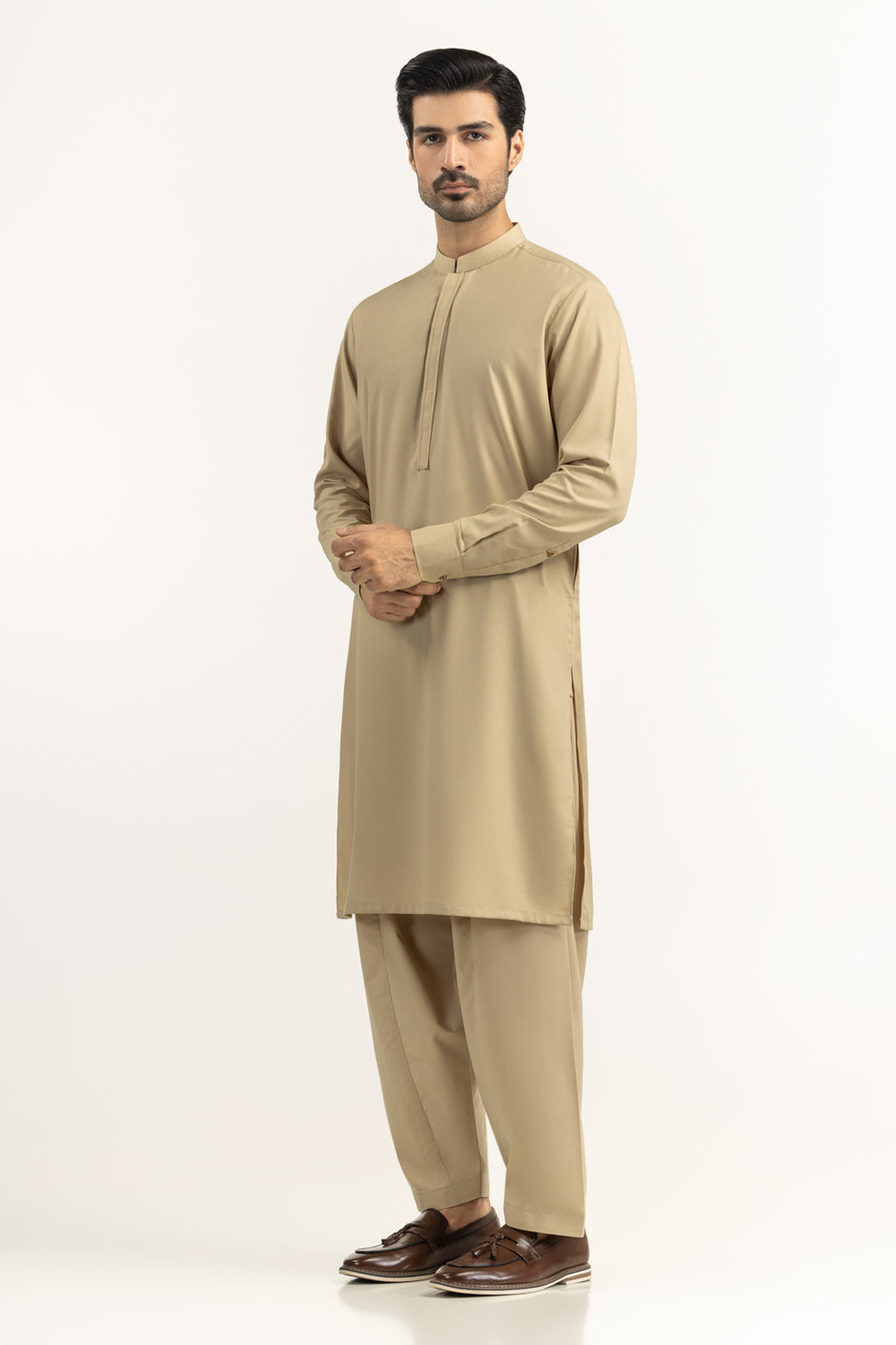 Regular Fit Embroidered Suits