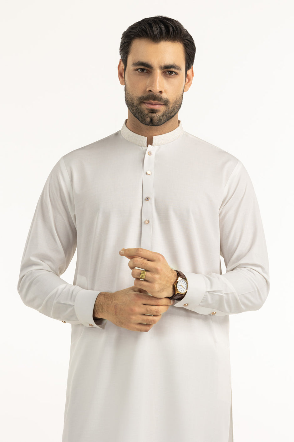 Regular Fit Embroidered Suits