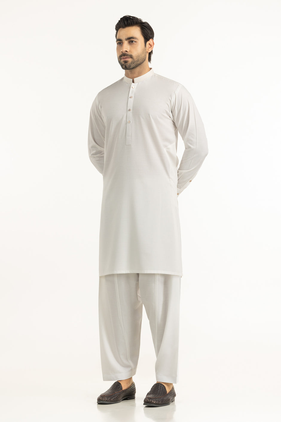 Regular Fit Embroidered Suits