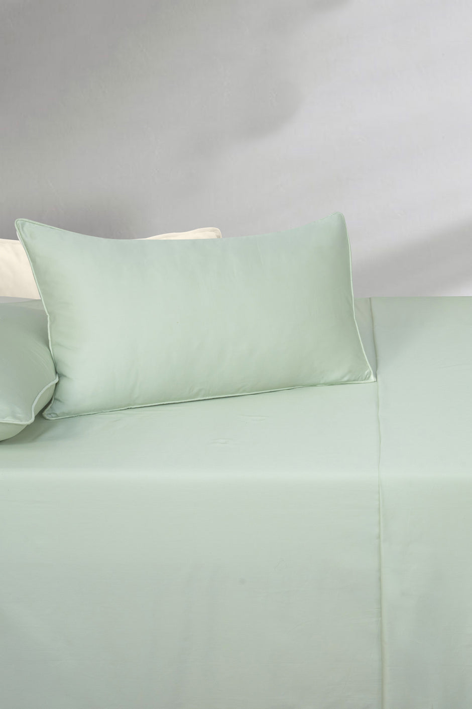 Sage Embroidered Bed Sheet Set