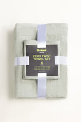 Sage Green 6pc Zero Twist Towel Set