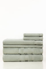 Sage Green 6pc Zero Twist Towel Set