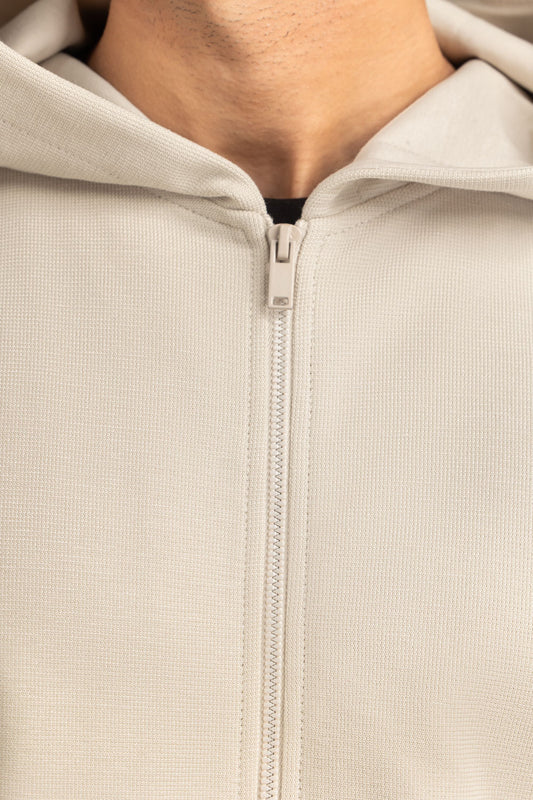 Regular Fit Hooded Zipper MN-HDZ-WS25-001 B