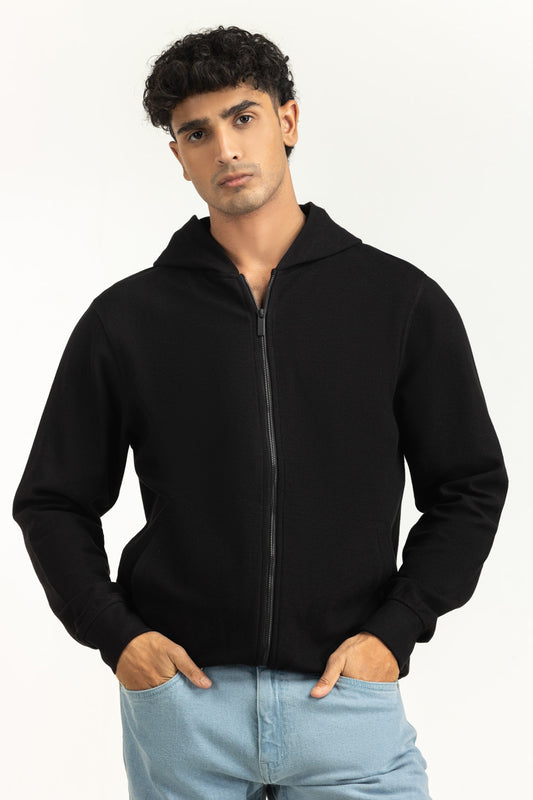 Regular Fit Hooded Zipper MN-HDZ-WS25-001 A