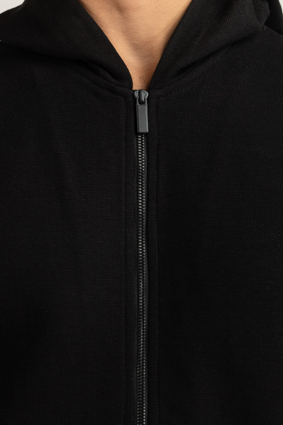 Regular Fit Hooded Zipper MN-HDZ-WS25-001 A