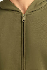 Regular Fit Hooded Zipper MN-HDZ-WS25-006 B