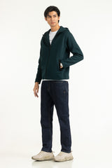 Regular Fit Hooded Zipper MN-HDZ-WS25-005 B