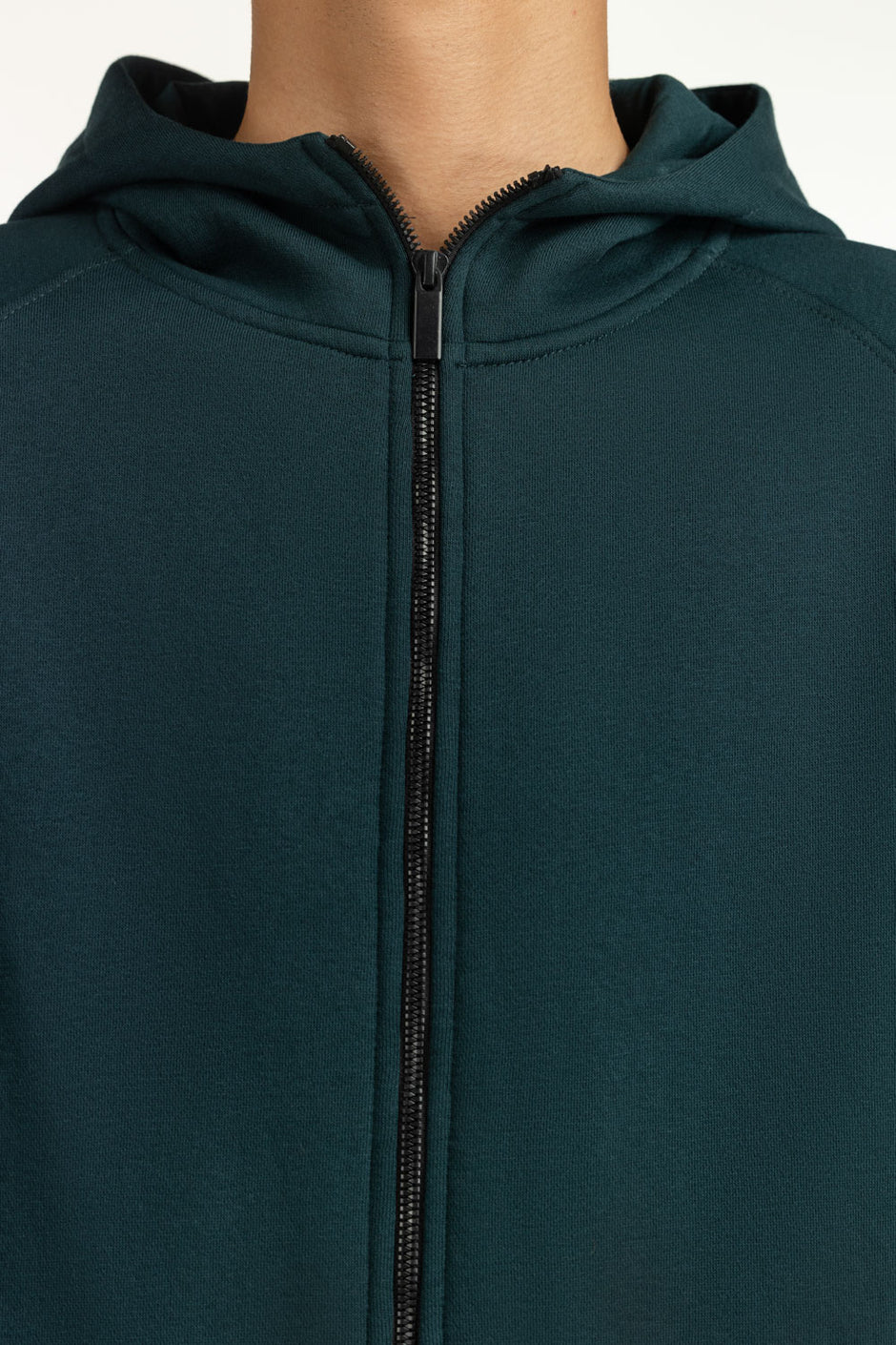 Regular Fit Hooded Zipper