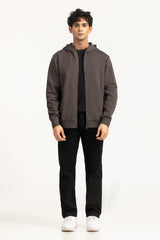 Regular Fit Hooded Zipper MN-HDZ-WS25-002 B