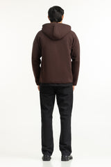 Regular Fit Hooded Zipper MN-HDZ-WS25-005 A