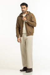 Regular Fit Hooded Zipper MN-HDZ-WS25-006 A