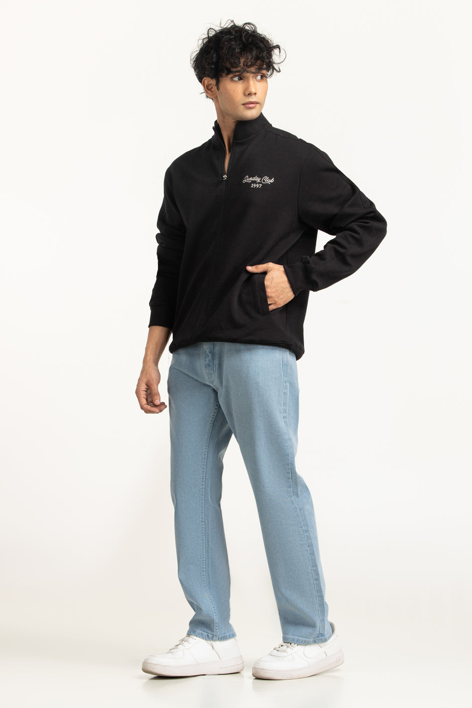 Regular Fit Knitted Jacket