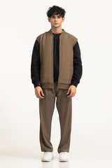 Regular Fit Knitted Vest MN-KNV-WS25-004 A