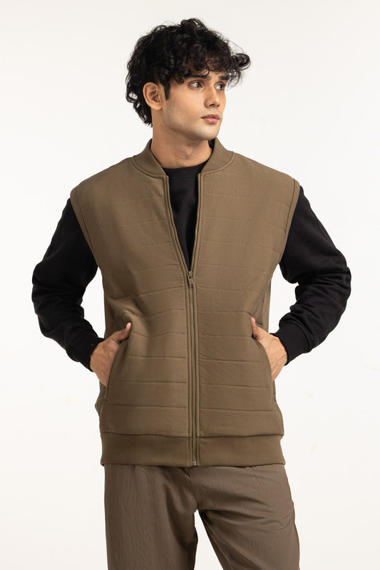 Regular Fit Knitted Vest MN-KNV-WS25-004 A