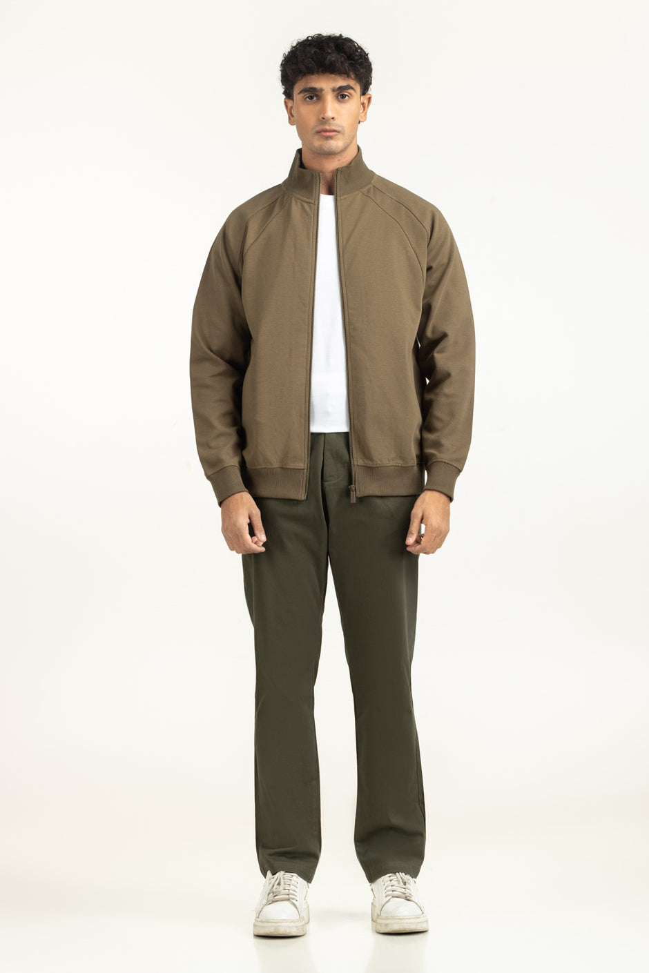 Regular Fit Knitted Zipper