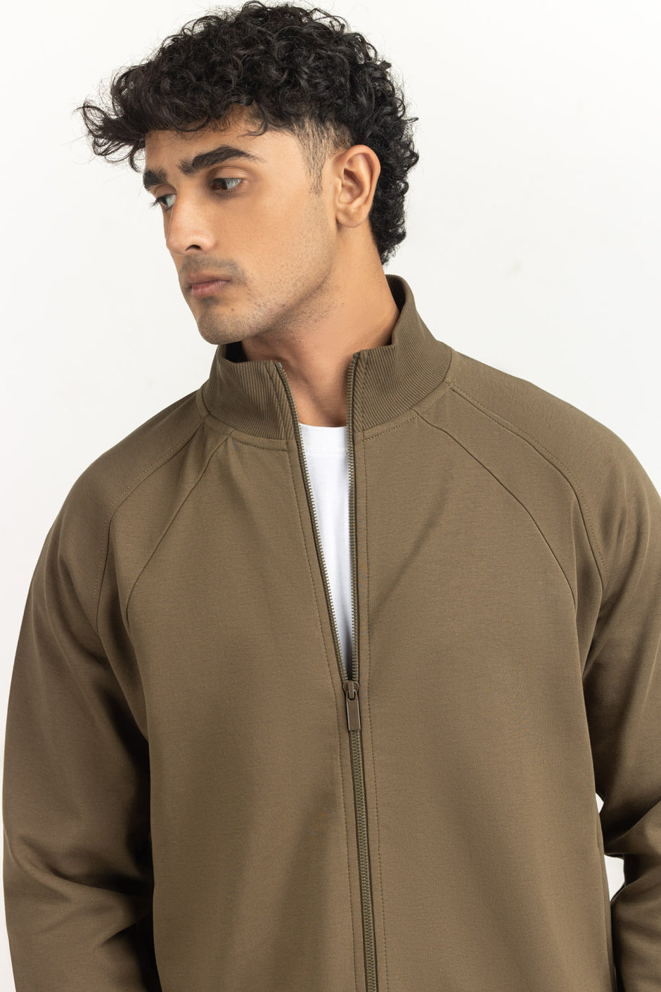 Regular Fit Knitted Zipper MN-KNZ-WS25-005 B