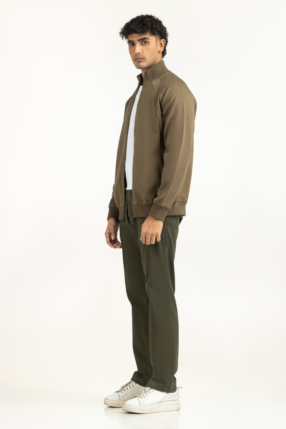 Regular Fit Knitted Zipper