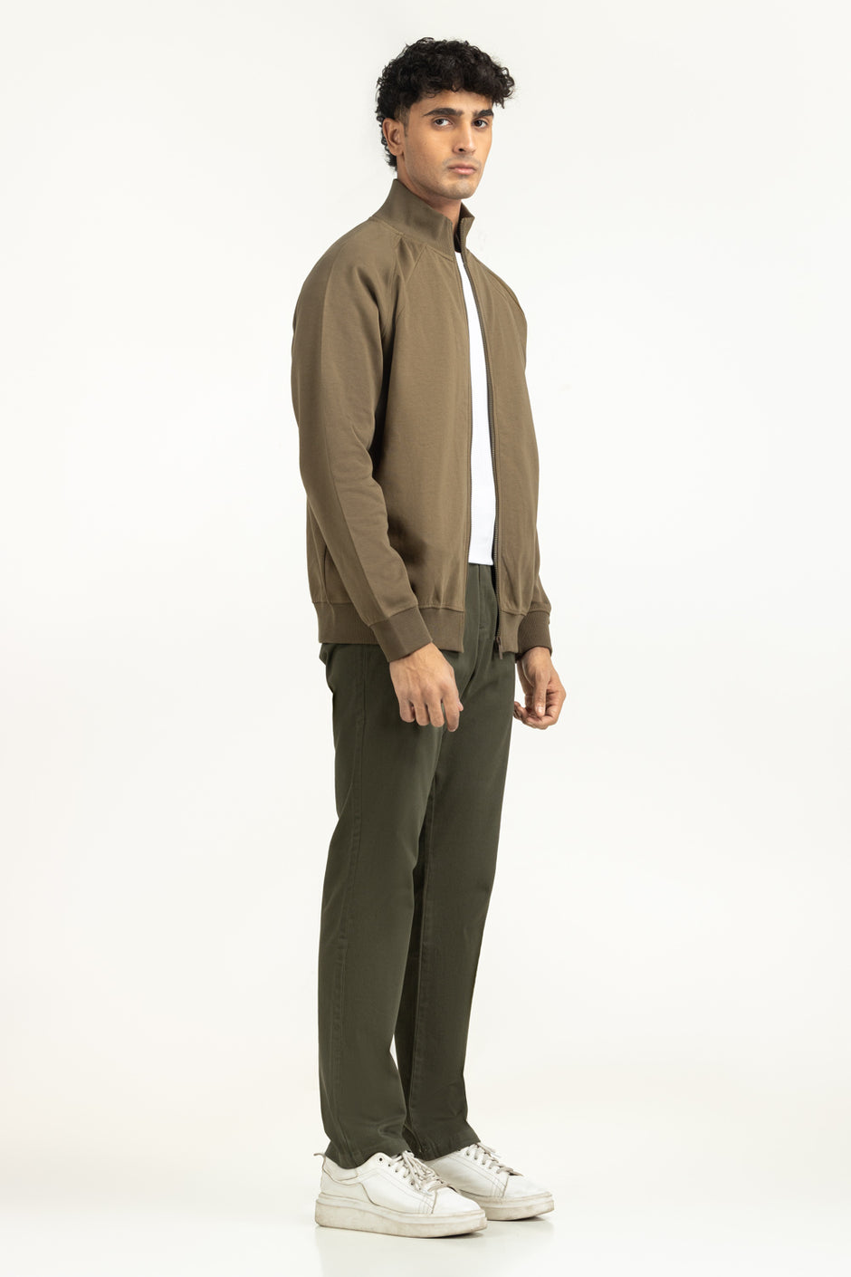 Regular Fit Knitted Zipper