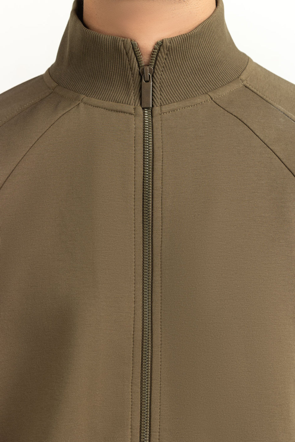 Regular Fit Knitted Zipper MN-KNZ-WS25-005 B