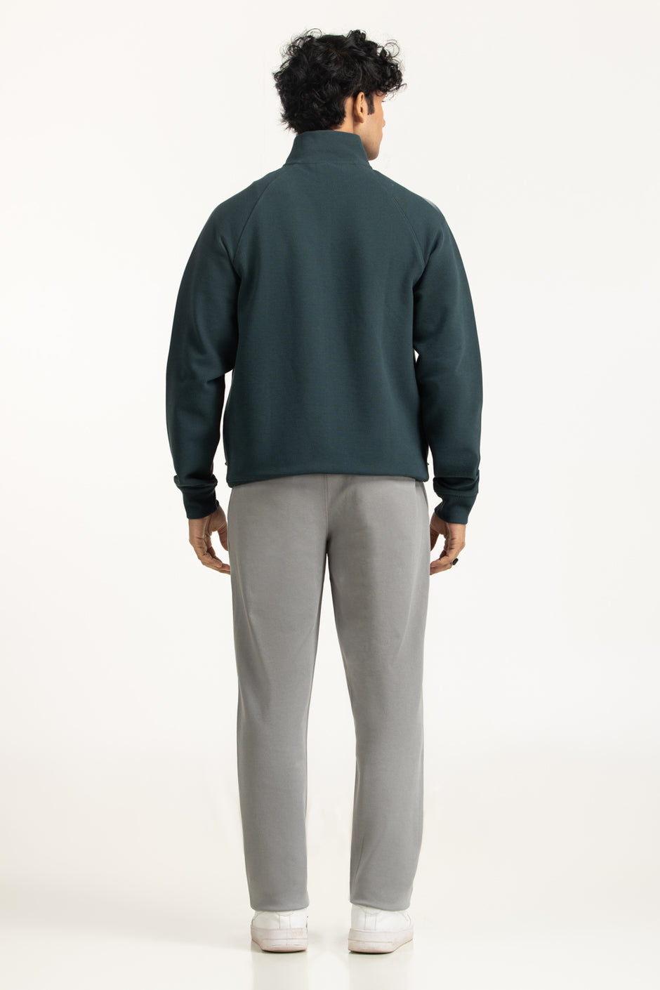 Regular Fit Knitted Zipper