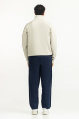 Regular Fit Knitted Zipper MN-KNZ-WS25-003 B