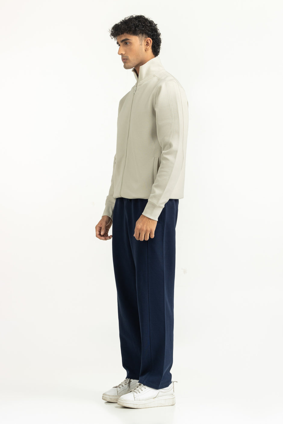 Regular Fit Knitted Zipper