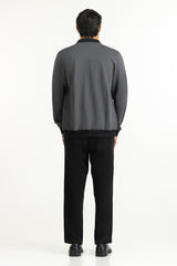 Regular Fit Knitted Jacket MN-KNJ-WS23-006