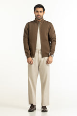 Regular Fit Knitted Jacket MN-KNJ-WS25-005