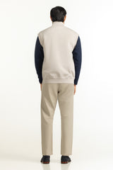 Regular Fit Knitted Vest MN-KNV-WS25-003