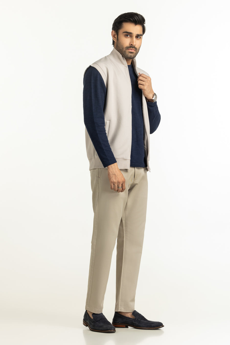 Regular Fit Knitted Vest