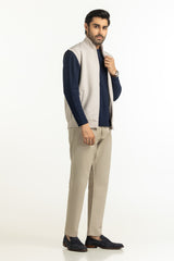 Regular Fit Knitted Vest MN-KNV-WS25-003