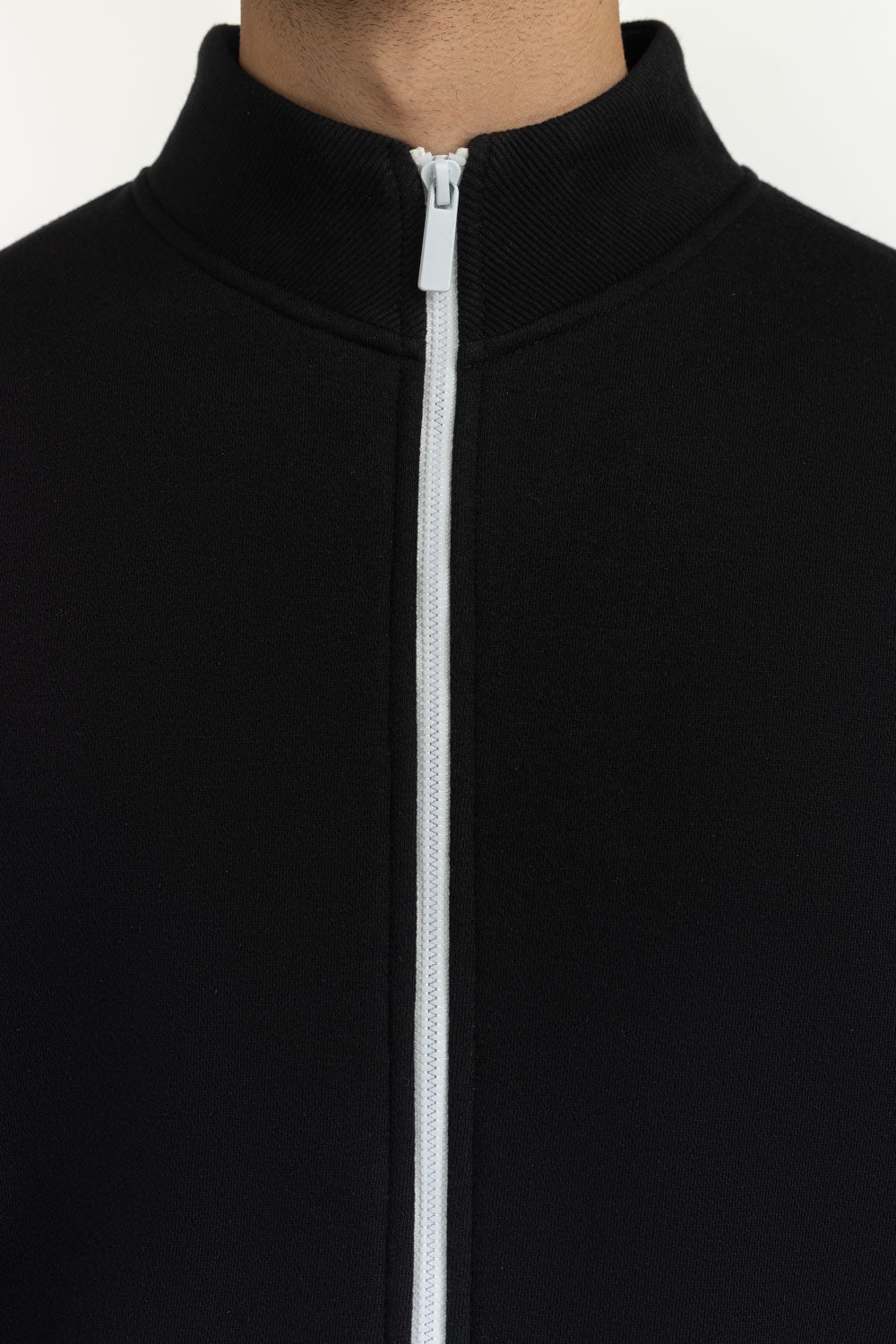 Regular Fit Knitted Zipper MN-KNZ-WS25-002 B
