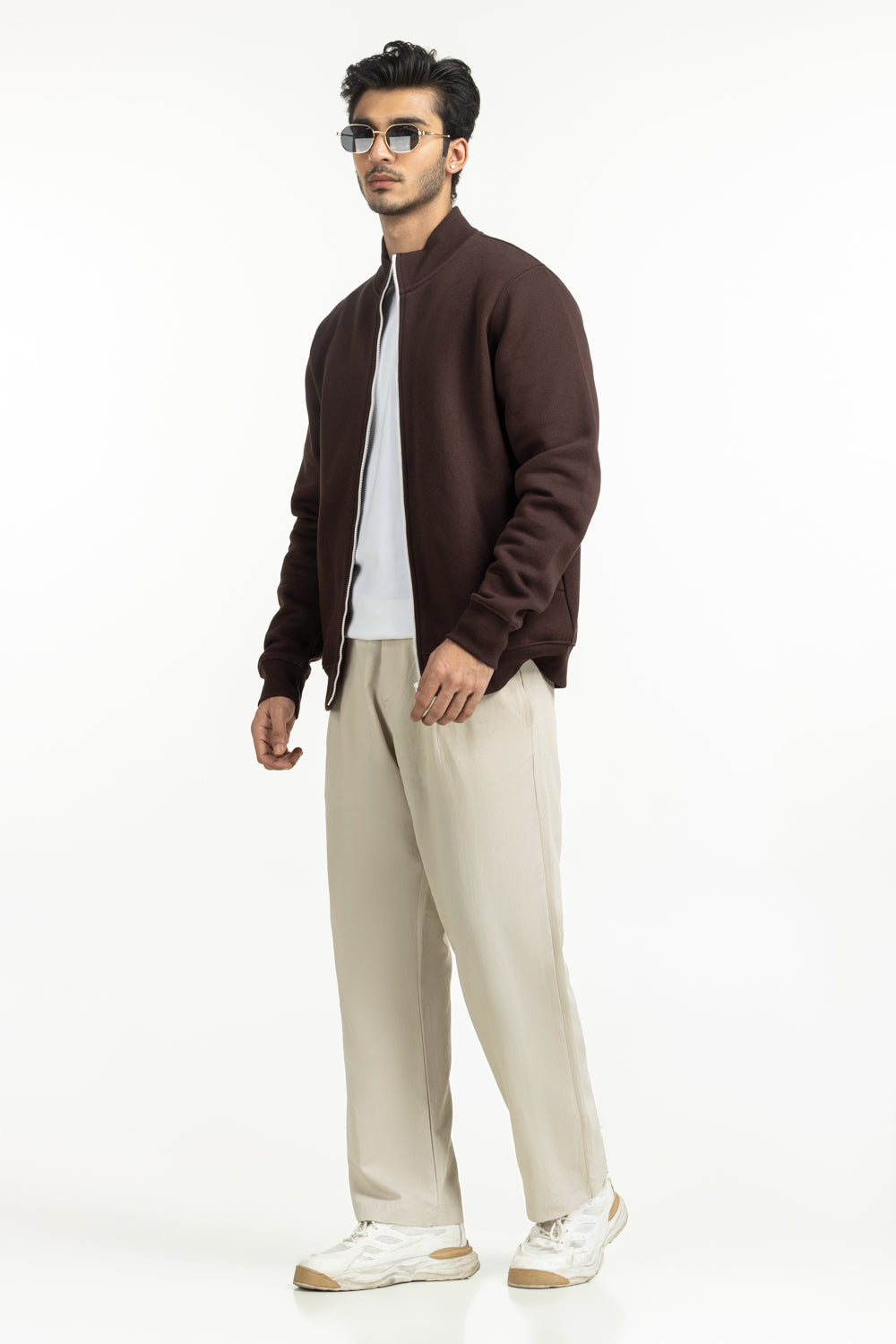 Regular Fit Knitted Zipper MN-KNZ-WS25-002 A